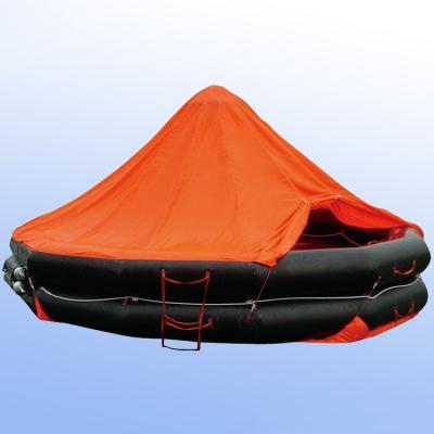 China Durable SOLAS 50 Person Self Righting Inflatable Life Raft for sale