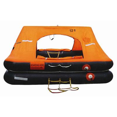 China Durable Price 12 Person Large Self Righting Inflatable Life Raft for sale