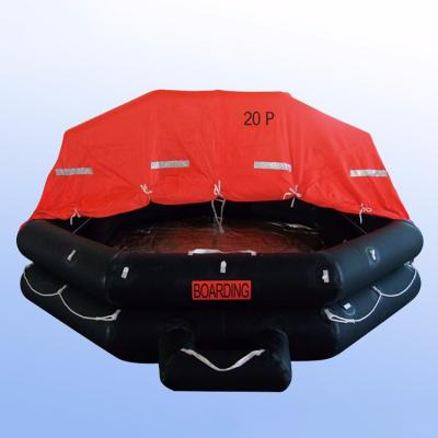 China 10 person self inflating life raft with cheap price 6~25persons for sale