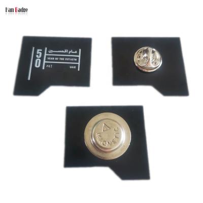 China UAE UAE 50 Years Fiftieth of National Day Pin Badges Dubai Metal Brooches Pins Fiftieth for sale