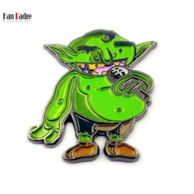 China Custom Europe Metal Making Lapel Pin Soft Enamel Transparent Color Badge Emblem in Gold Plating for sale