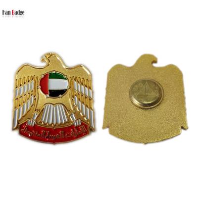 China UAE UAE National Day Badge Custom Metal Soft Enamel Lapel Pins With Magnet Pride Brooch For Clothes for sale