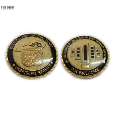 China Worldwide Challenge Custom Coin with Soft Enamel Colors 3D Design and Sand Bottom for sale