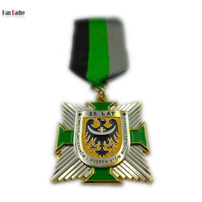 China All Over The World Custom Design 3D Medals For Souvenirs And Gifts Die Casting Soft Enamel With Ribbon Attached for sale