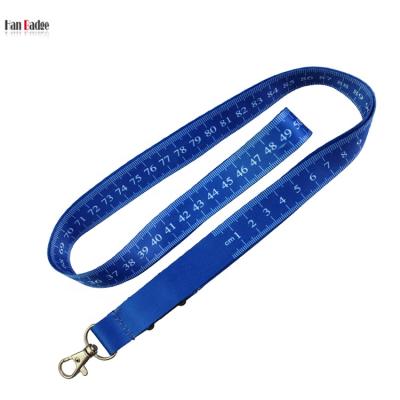 China Custom Promotional Gift Sublimation Lanyards Polyester Neck Ties Rular Personalized Logo Printed Ribbon for sale