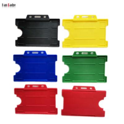 China ID Card Holder Hard Plastic Hard Plastic Card Holder Any Pantone Color Is Ok Badge Holder for sale