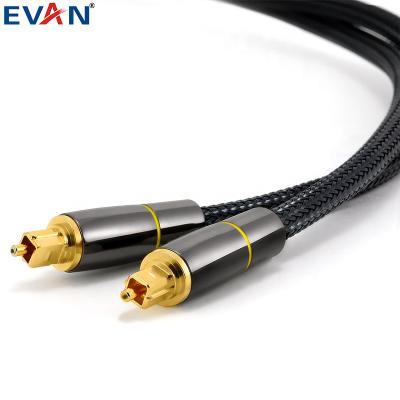 China Hot selling TosLink 6FT high end toslink speaker cable digital audio fiber optic cable for sale