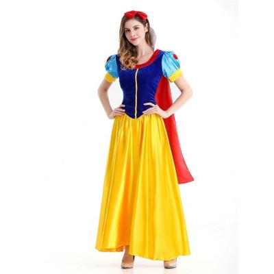 China Snow White Princess Halloween Cartoon Snow White Princess Dress Cosplay Costume For Women for sale