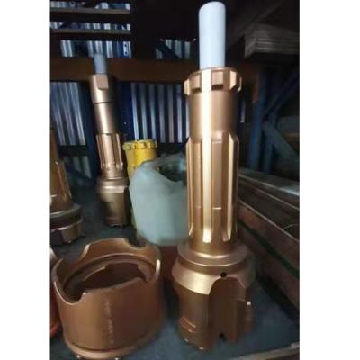 China Water Well Drilling DTH Hammer Drilling Overload Symmetric Casing Concentric Pilot Bit and Ring Bit with Casing Shoe for sale