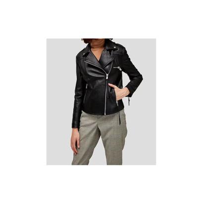 China Waterproof Classic Faux Biker Jacket Moto Leather Jacket for sale