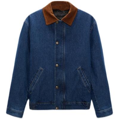 China Mens Windproof Wear-Resistant And Dirt-Resistance Work Jacket Denim Jacket for sale