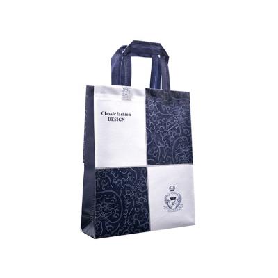 China Custom Print Supermarket Logo Eco - Friendly Reusable Shopping Non Woven Shopping Bag for sale