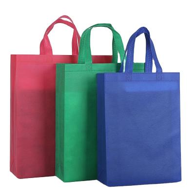 China 2022 New Super Affordable Universal Reusable Woven Fabric Eco-Friendly Color Non Woven Fabric Eco Friendly Tote Bag for sale