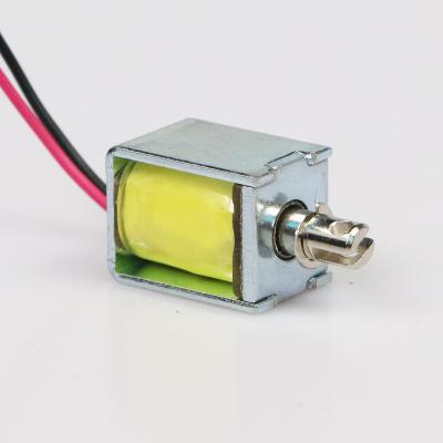 China Widely used in AJK-T0502 Stainless Steel Solenoid Lock 12v 24v Micro Bistable DC Mini Solenoid Electromagnets for sale