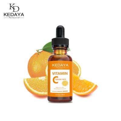 China Skin Revitalizer Kedaya OEM 30ml Private Label Skin Care Brighten Whitening Vitamin C Face Serum for sale