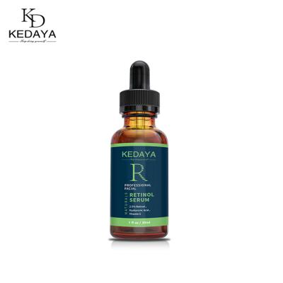 China Wholesale Anti-wrinkle 2.5% Natural Retinol Skin Care Skin Revitalizer Kedaya Private Label 30ml Facial Serum for sale