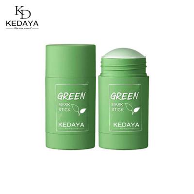 China Kedaya OEM Private Label Hydrating Deep Cleansing Face Moisturizer & Hydration Organic Clay Mud Solid Mask Stick Purifying Green Tea for sale