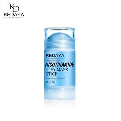 China Kedaya OEM Wholesale Private Label Cleansing Nicotinamide Clay Mask Stick Organic Hydration Deep Cleansing Detox Face Moisturizer for sale