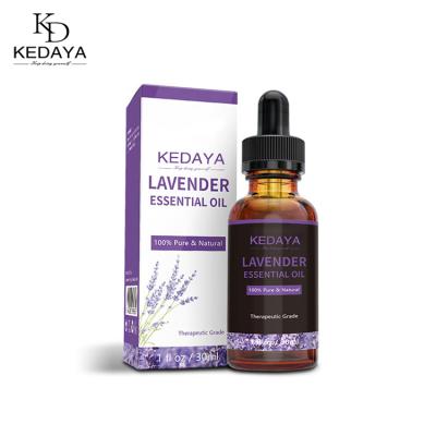 China Skin Revitalizer Kedaya 30ml 100% Pure and Natural Therapeutic Lavender Aromatherapy Grade Private Label Essential Oil for sale