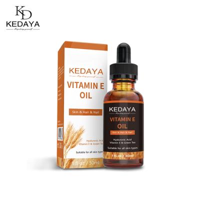 China Kedaya Skin Revitalizer 30ml 100% Pure and Natural Private Label Moisturizing Vitamin E Oil for Skin Care for sale