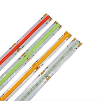 China Flexible RGB decoration light COB strip light with 528leds/m 10mm 12V 24V 12w/m IP65 waterproof 4500k yellow-orange deluxe ws2811 528led for sale