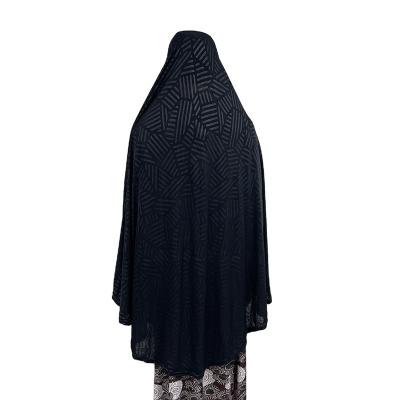 China African Adult Plain 2 Shade Prayer Makhna Abaya Long Quilted eid Modest Khimar Hijab Abaya XL-2XL for sale