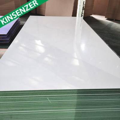 China Hotsale 8mm~18MM Moisture Proof 2021 High Glossy UV Melamine Faced MDF Board For Furniture And Sideboards for sale