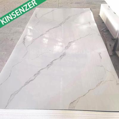 China New Colors Waterproof Glossy PVC Marble UV Wall Panel For Room Wall Decoration 3mm PVC Marble Sheet Wall Panel for sale