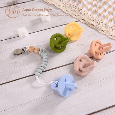 China Custom Wholesale BPA Free Food Grade Silicone Nipple Nipple Sublimation Baby Pacifier Hot Sale for sale