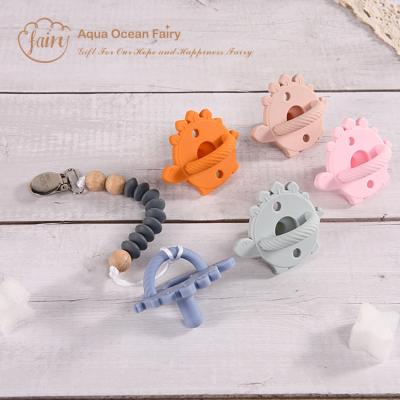 China BPA Free 2021 Bpa Free Silicone High Quality Custom Baby Dino Nipple Pacifiers Bulk Wholesale for sale