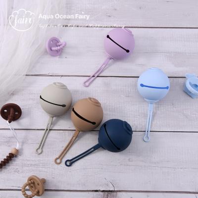 China China Manufacturer BPA Free Food Grade Silicone Shield Case For Baby Nipple Pacifier Holder Wholesale for sale