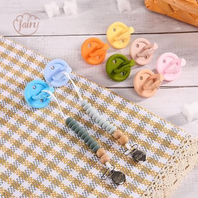 China BPA Free Custom Baby Pacifier With Clip Modern Design Cover And Holder UV Ultra Light Pacifier Baby Pacifier for sale