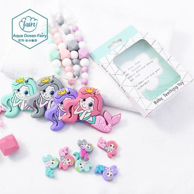 China Eco-friendly Customized Baby Silicone Teether With Dummy Clip Chain China Manufacturer for sale