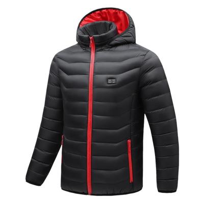 China Polyester Waterproof Breathable Fabric Heated Ski Jacket For Women With Rechargeable Power Bank for sale