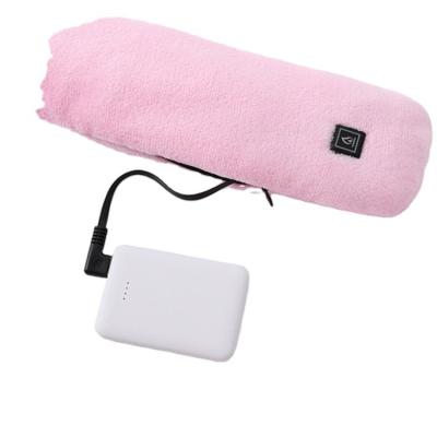 China Round Scarf Unisize Winter Neck Cuff Design Circular Heating Usb Heated Neck Warmer Scarf for sale