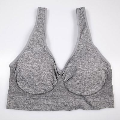 China Wholesale Anti-static High-impact Sports Bra Tank Top Wireless Stretchy Sports Bra For Running for sale