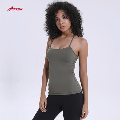 China Wholesale Custom QUICK DRY Yoga Wear Fitness Top Women Fitness Top Women White Fit Tank Top for sale