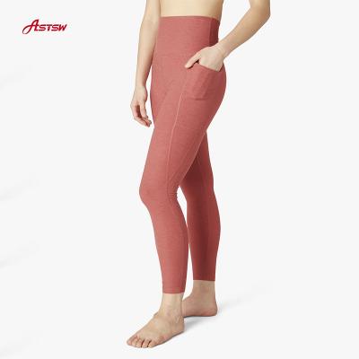 China Wholesale New Promotion Stretch Four Way Antibacterial Sports Clothing High Waist Fitness Women Sports Gaiters for sale