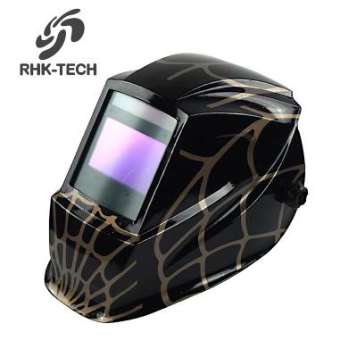 China Automotive Full Face Full Color Real Color RHK Decals Big View Safety Tarnish Stickers Customized By CE Solar Power Welding Helmet Mask for sale