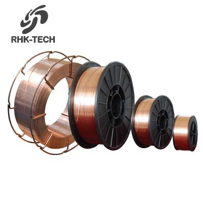 China High Quality Construction Machine RHK 0.8MM 1.0MM 1.2MM 1.6MM Drum 250KG SG2 ER70S-6 CO2 Mild Steel Coated MIG Welding Wire for sale