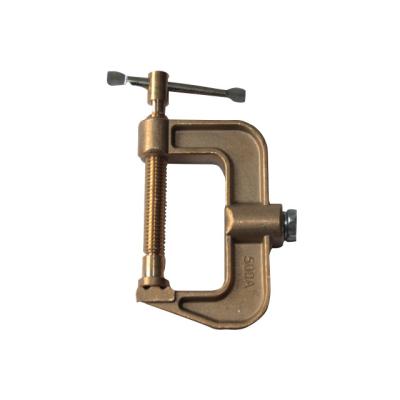 China High Quality America Brass Type 300A 500A Brass Cable Earth G Type Weld Clamp With Best Price CE Certificate for sale