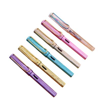 China Fashion Color Student Office Writing Fountain Pen School Stationery Supplies Ink Pens Park for sale