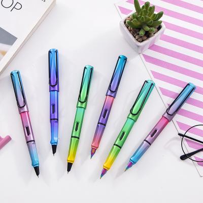 China New Fashion Cheap Fountain Pen Promotion Gift High Quality Colorful Plastic Student Pen for sale