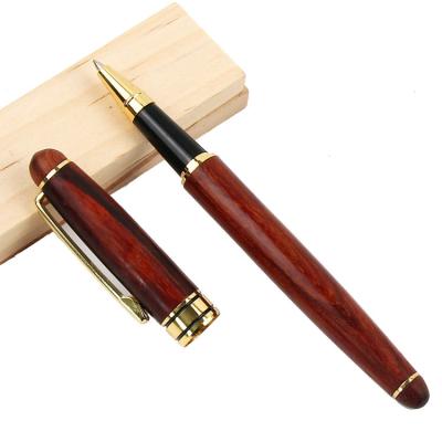 China office & School Pen Factory Price High Quality Redwood Pen Custom Logo Ball Pen Office Gift Wooden Pen for sale