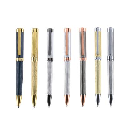 China office & School Pen Best Writing Twist Luxury Gift Promotion Pen Heavy Metal Pens With Custom Logo for sale