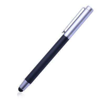 China office & School Pen 2 In 1 Capacitive Stylus Metal Aluminum Pens Multi Promotional Ballpoint Pens With Custom Logo for sale