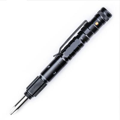 China Promotional Pen Multifunctional Tactical Pen Break Window Defense Pen With Led Light for sale