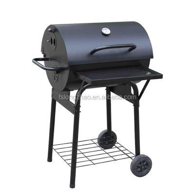 China Oil Can Shape Barbecue Pit Fish Smoker Grill Easily Collected Charboal Smoker For Sale for sale