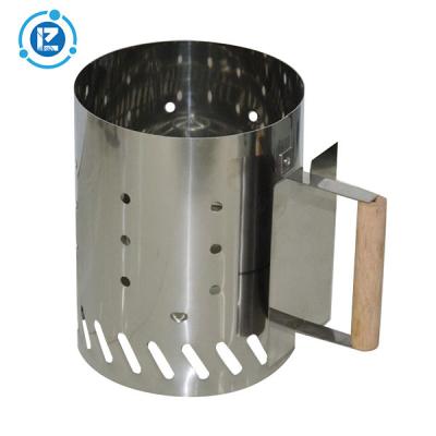 China Wholesale Supplier Price Stainless Steel Fireplace Starter Charcoal Easily Cleaned Starter For BBQ for sale