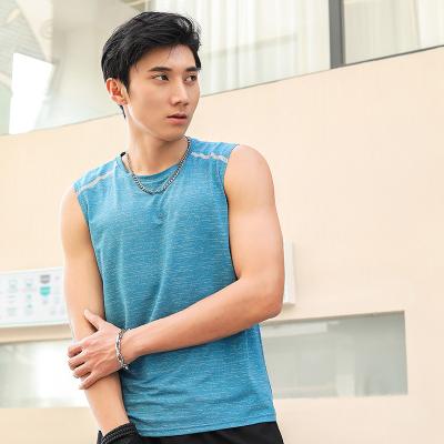 China QUICK DRY Good quality workout tank top men custom logo fitness oversized tank top solid men's tank tops for sale